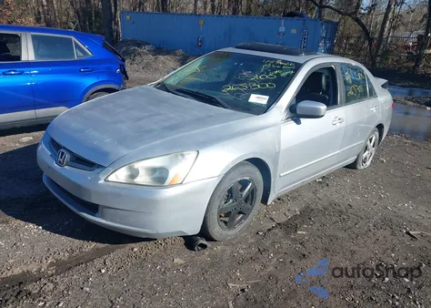 2003 Honda Accord 2.4 Ex из США, поврежденный, VIN 1HGCM56663A112750